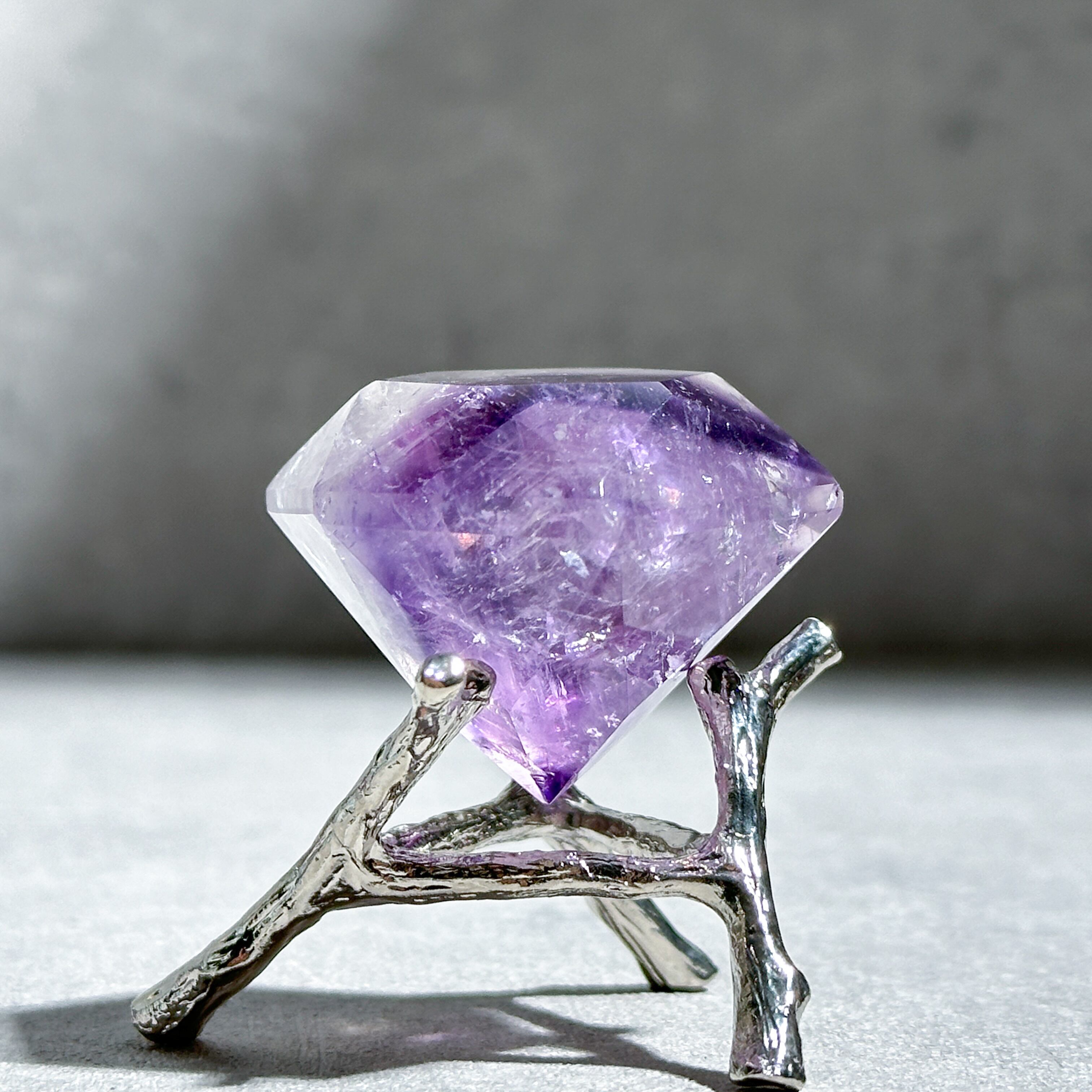 ファントムアメジスト ダイヤモンドカット11◇ Phantom Amethyst