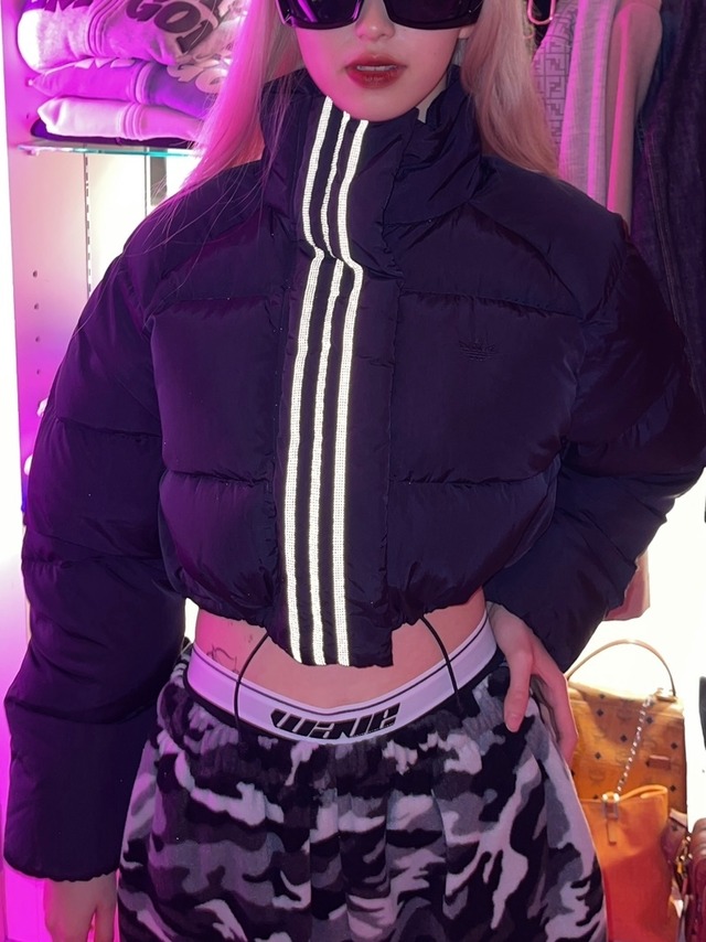 REMAKE ADIDAS CROPD DOWN JACKET