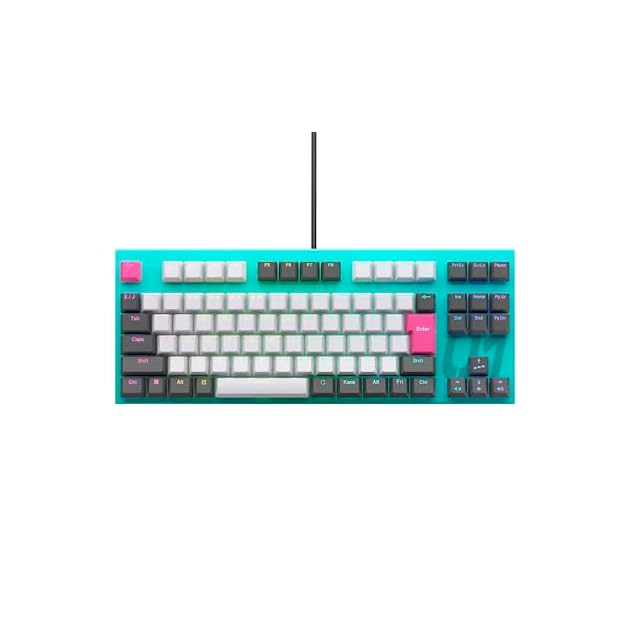 AKS068 ゲーミングキーボード アアリスレイアウト有線65%68キーAS