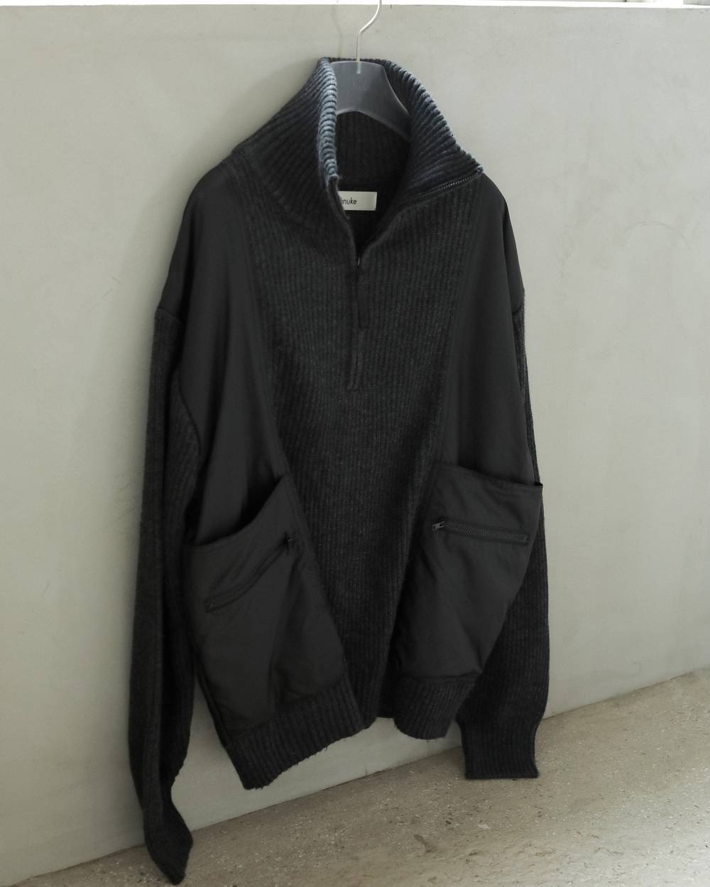 anukeアンヌーク*Sliver Zip Blouzon anuke アンヌーク Sliver Zip Blouzon 62520201 (C/GRY) | ANERCA & L.I.V