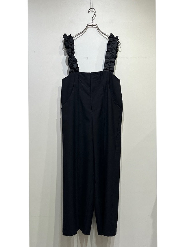 PICCIN PERLA　パールストッパーギャザーストラップサロペット