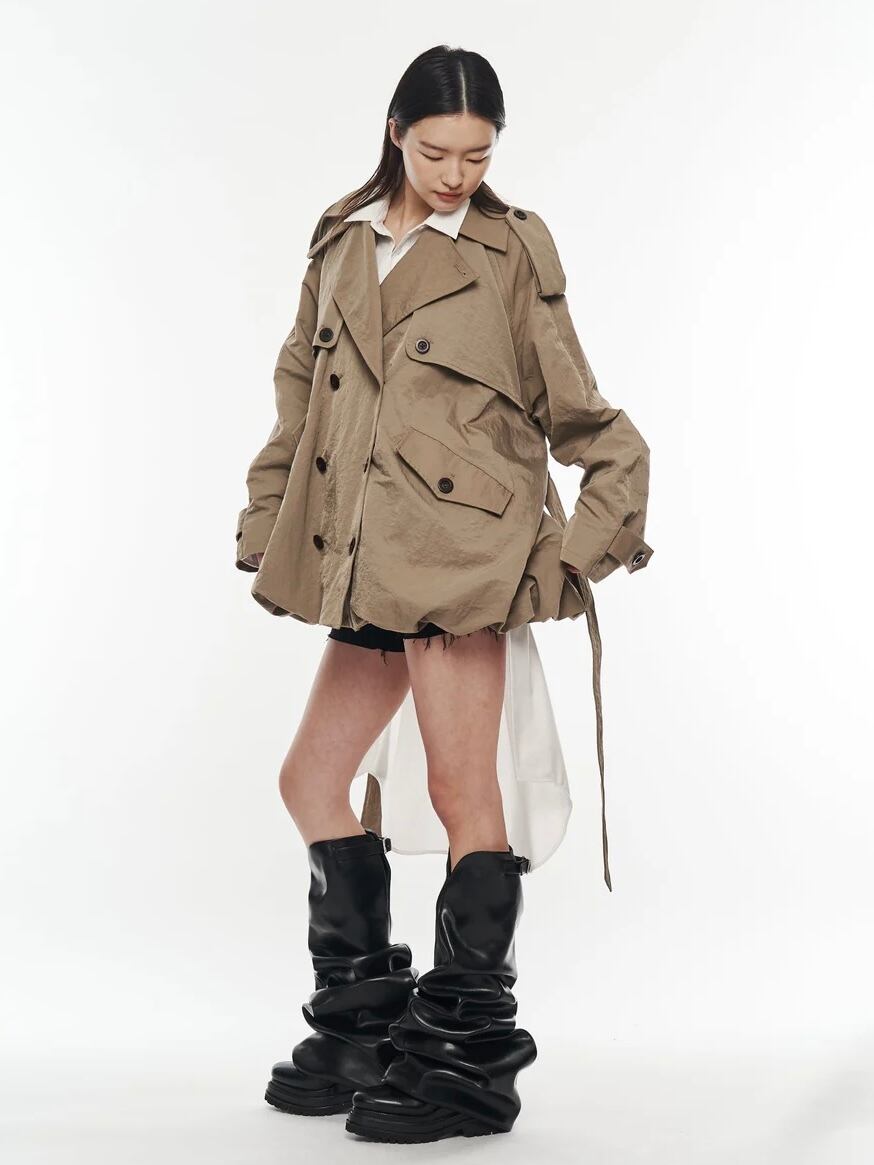 25AW】POOLDE プールデ / Contoured Mini Trench | TRENT online