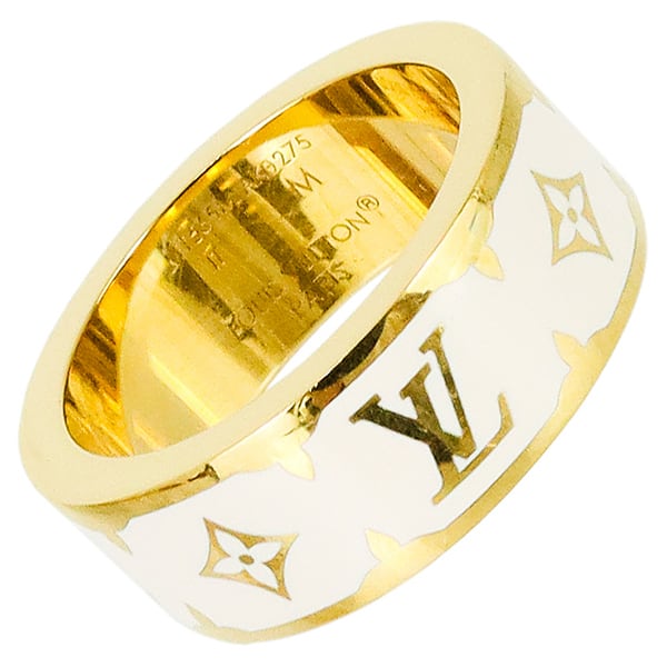 ルイヴィトン M65203 リング・指輪 ブラウン  LOUIS VUITTON バーグロックミーリング Mサイズ Used LOUIS VUITTON ルイヴィトン リング 指輪 リングナノグラム