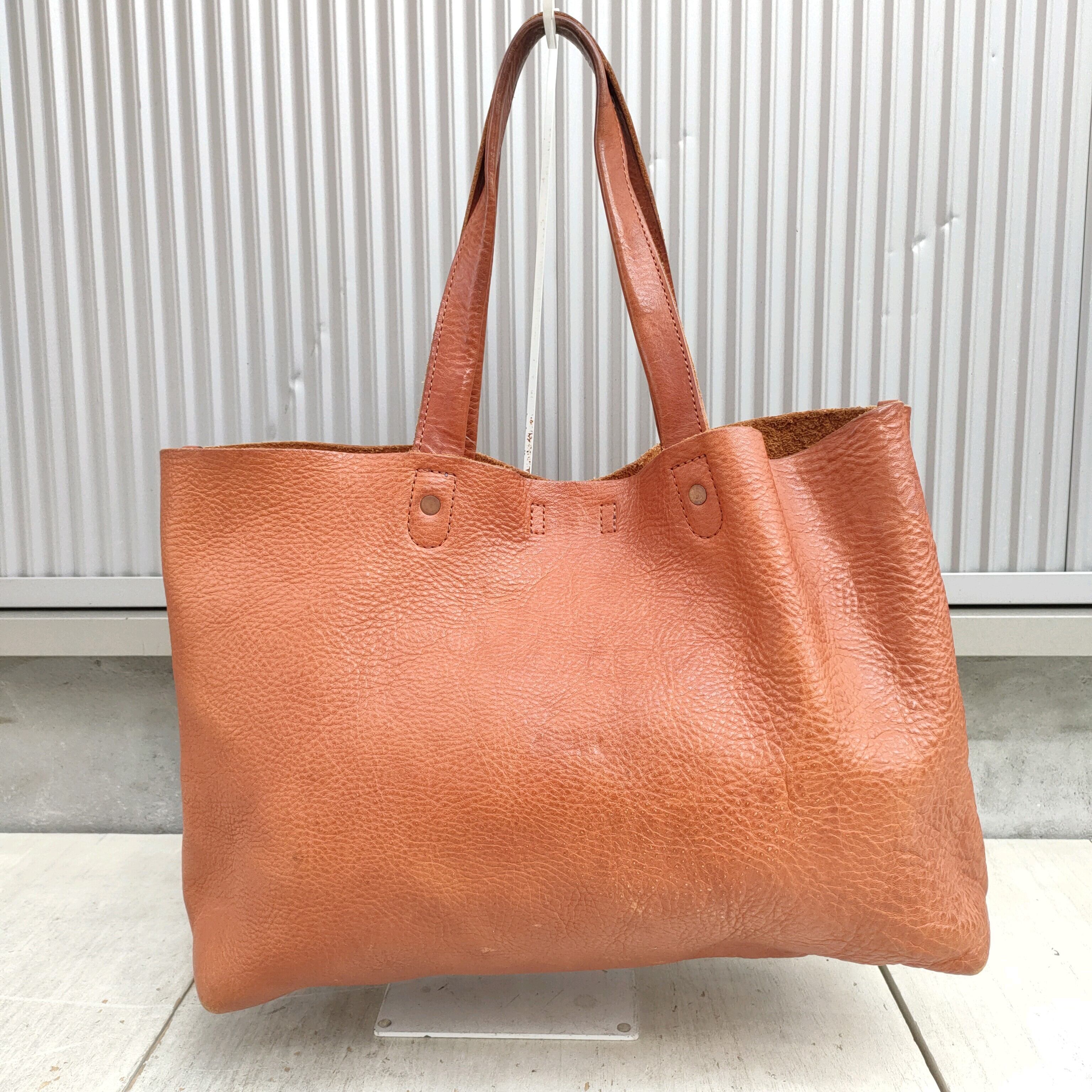 トートバッグ SLOW×BEAMS / 別注 Bono Tote 栃木レザー - トートバッグ