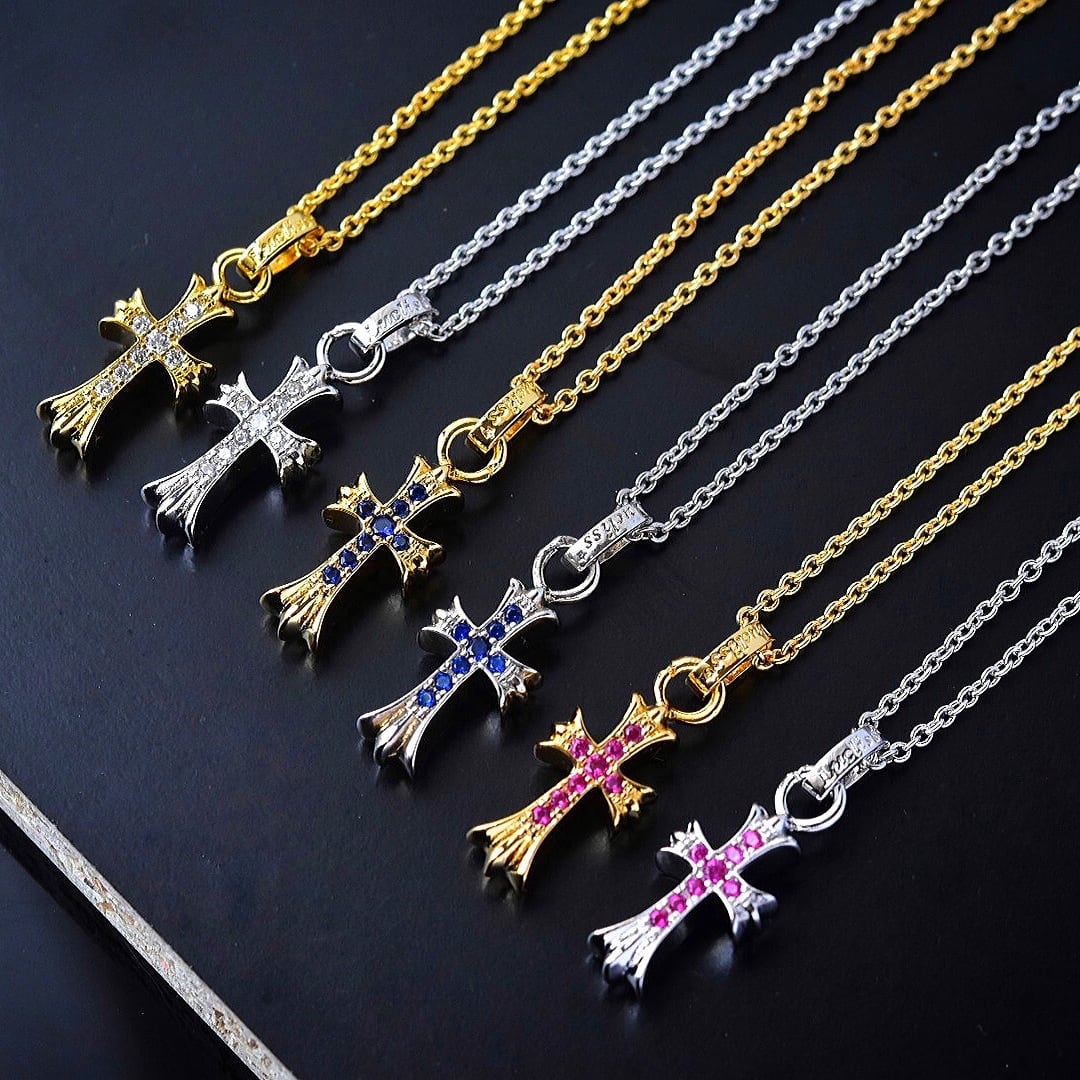 24k plating single cross necklace | ✯Lucliss Jewelry✯
