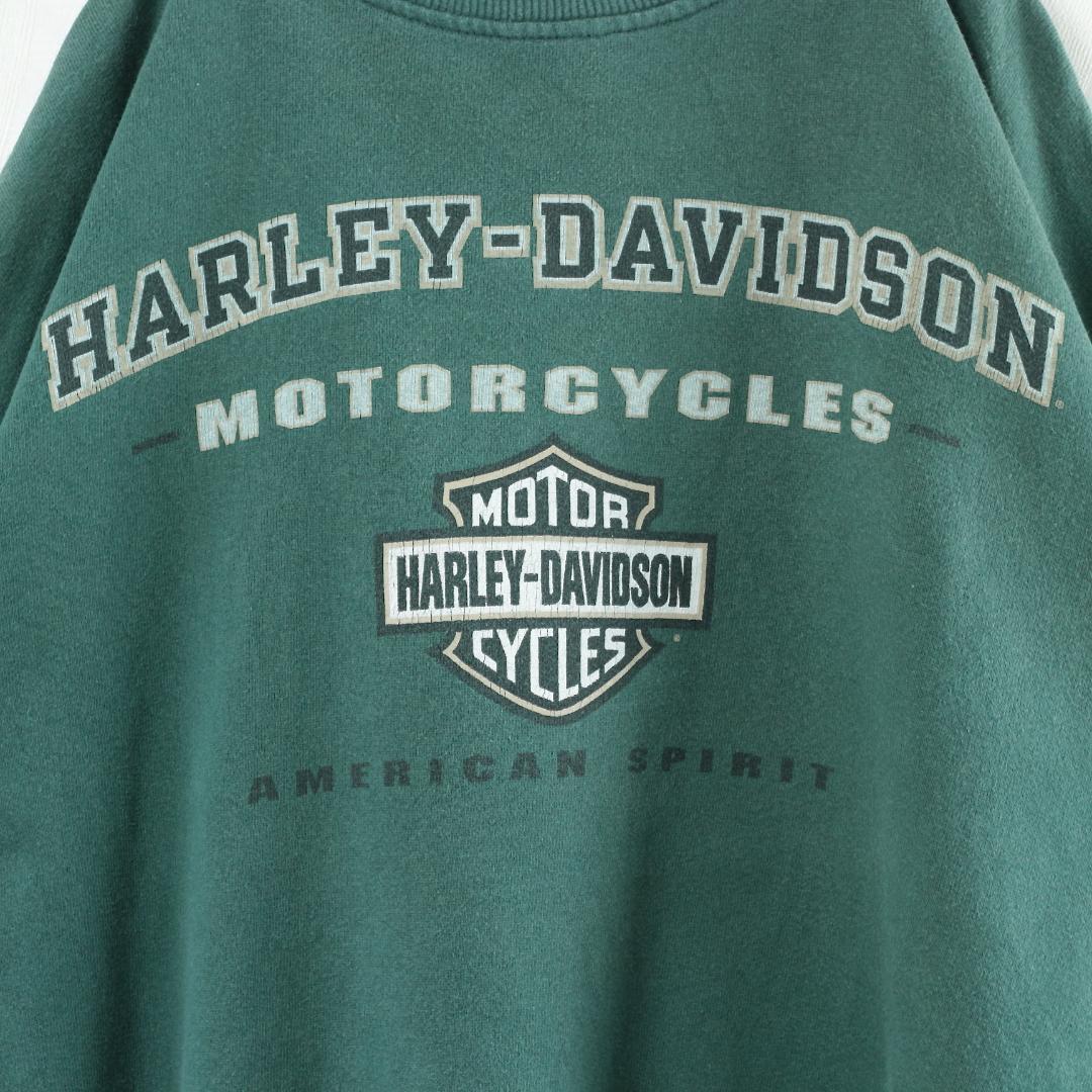 Harley-Davidson ハーレーダビッドソン スウェット XL トレーナー 両面