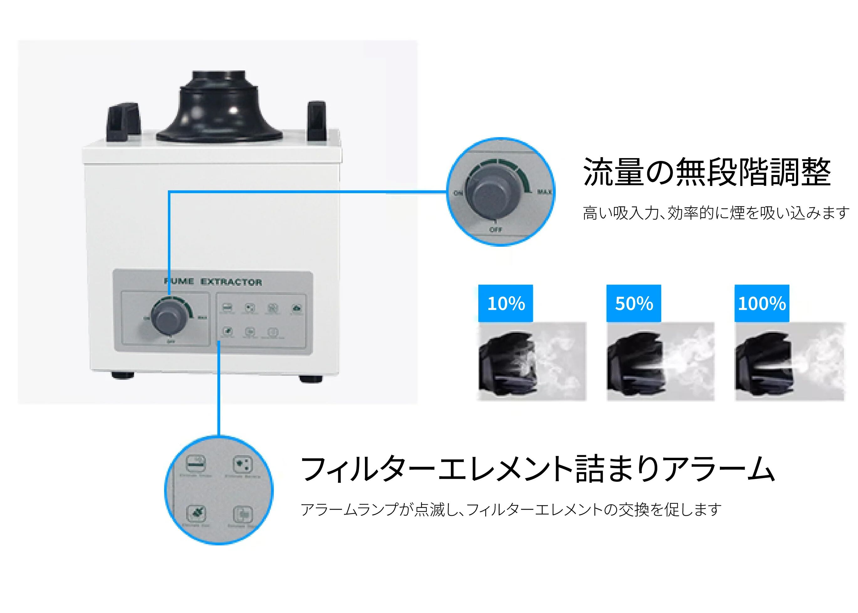 レーザー加工機用集塵機 YW100 | 3DPRINTER SHOP id.arts