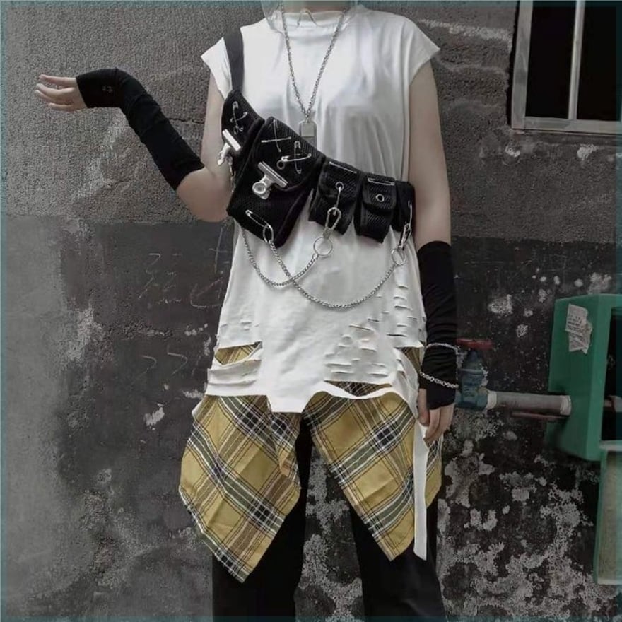 ゴスロリ通販 With U ゴシック ロリィタ ウエストバッグ ユニセックス