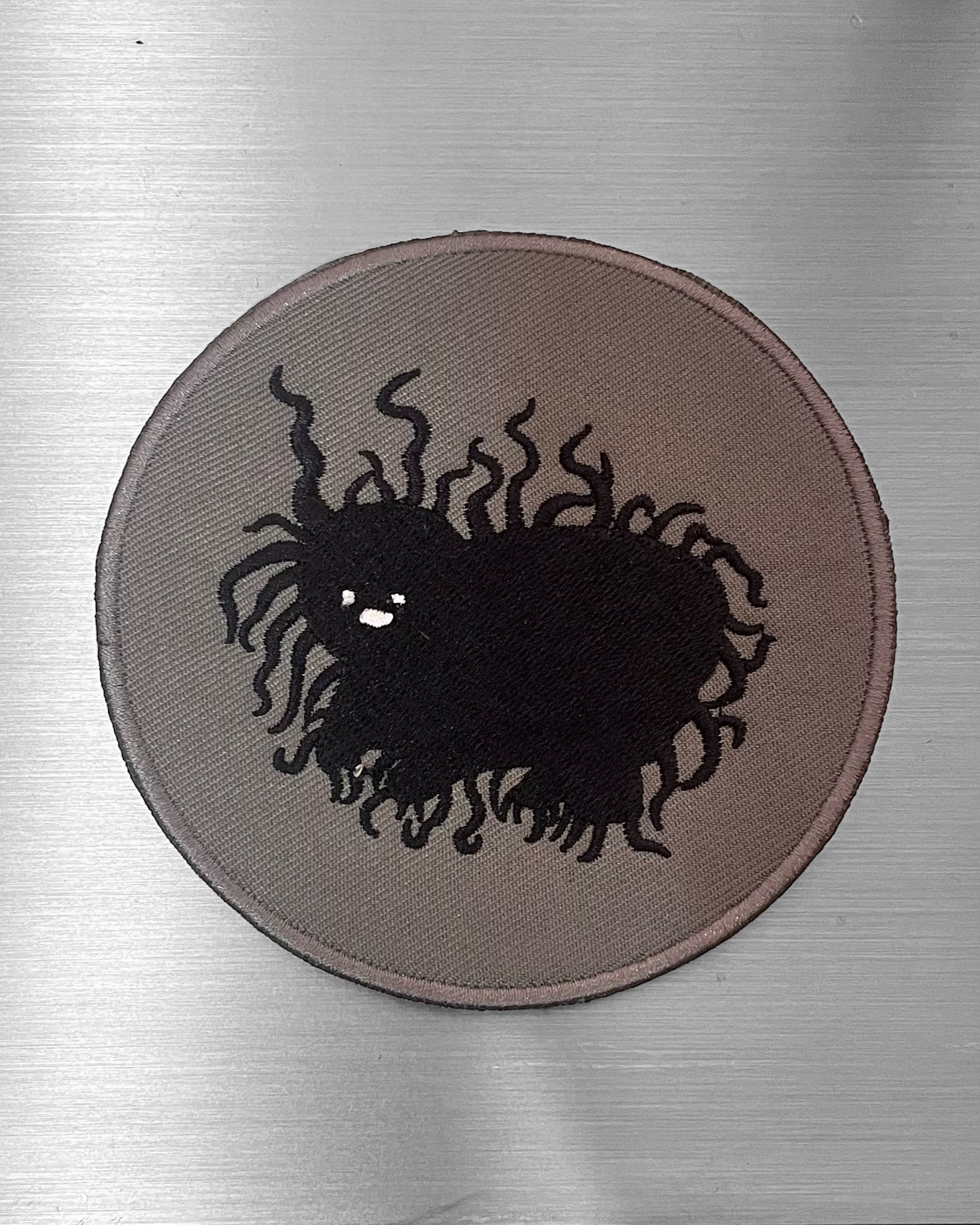 embroidered patch〈Dread black cat〉