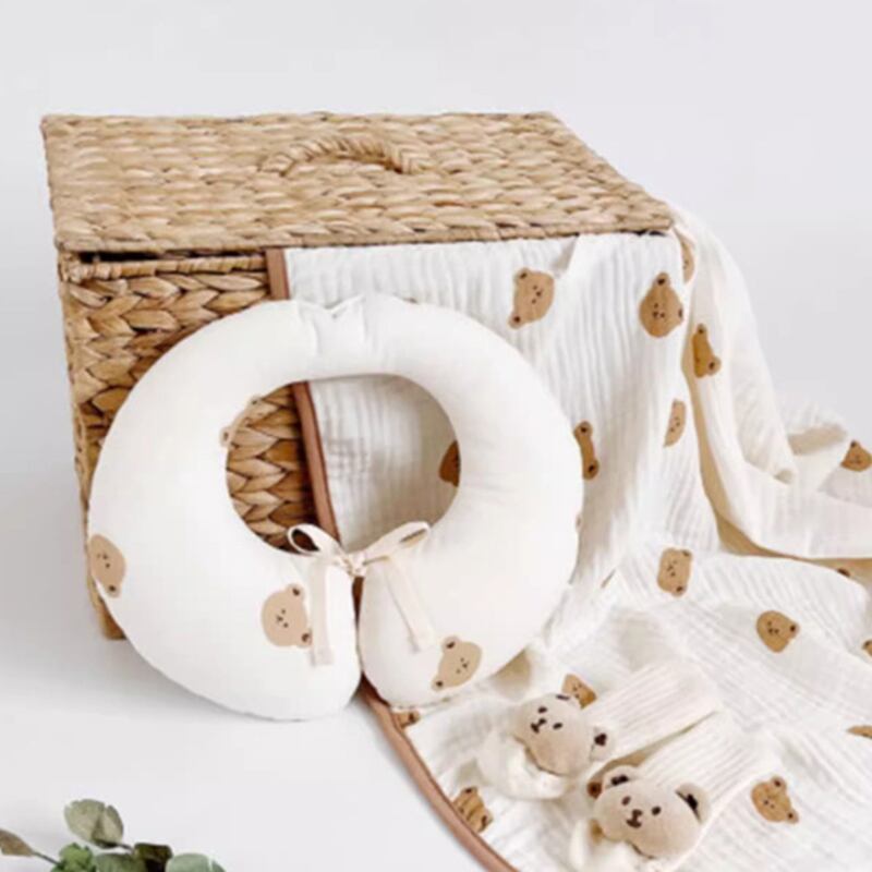 【GOODS】韓国風子動物柄ベビー枕 全5色