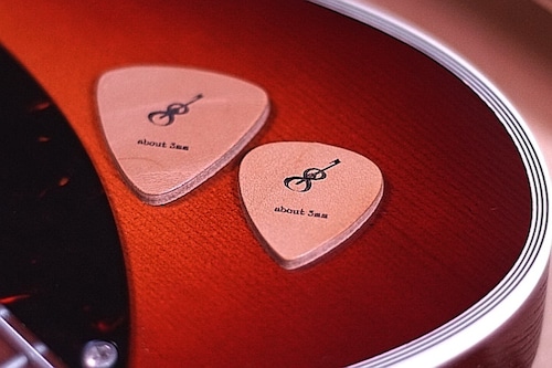 【本革製ギターピック】Genuine Leather Guitar Pick / ギター・ベース・ウクレレに使えます！