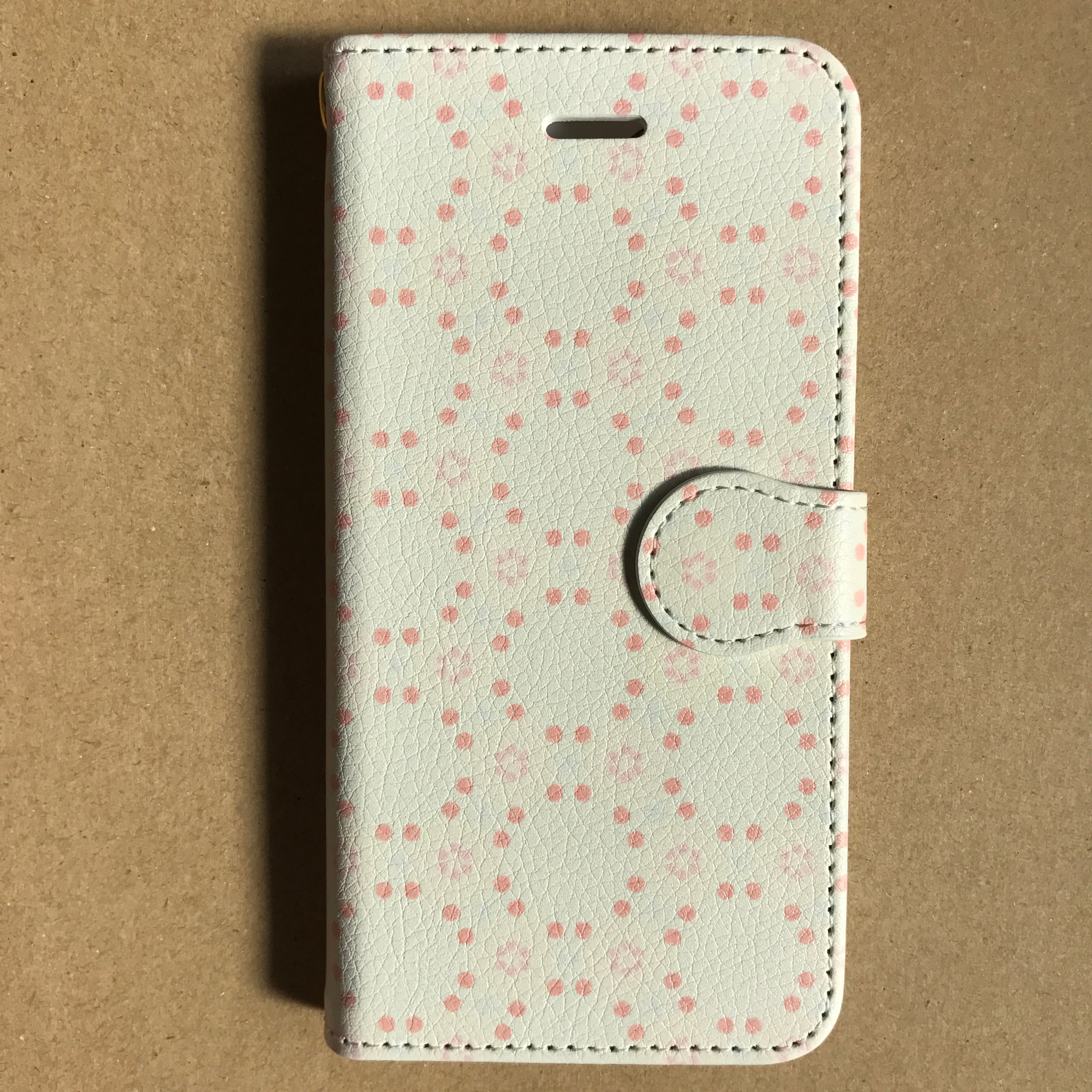 サークルドット 手帳型スマホケース iPhone/Android