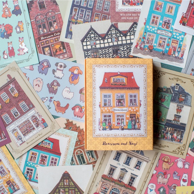 特別セット! 全35種類のメモ紙（各4枚入り）140枚、箱付き