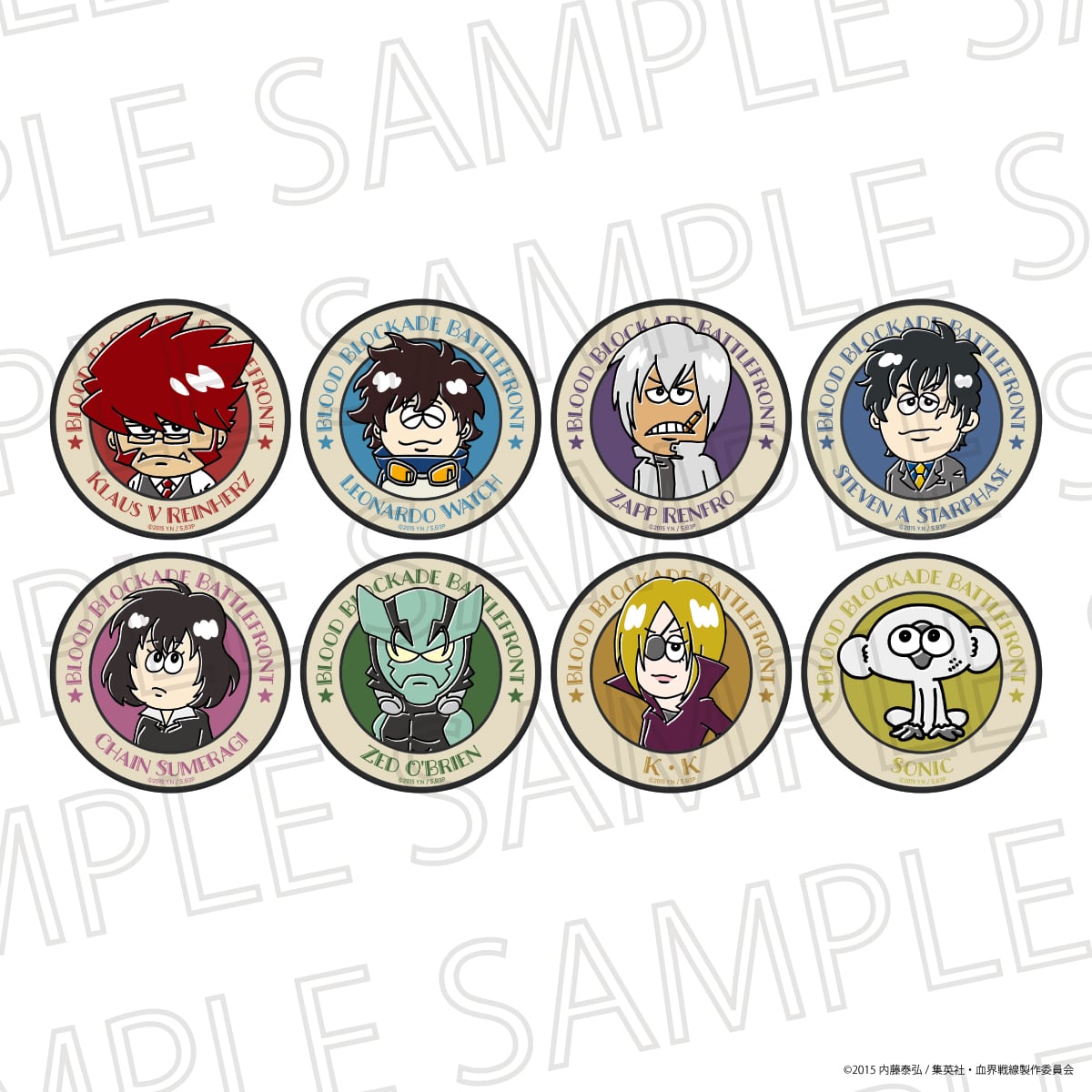 血界戦線 額装ピンズセット 血界戦線 | SR-GYM Online Shop