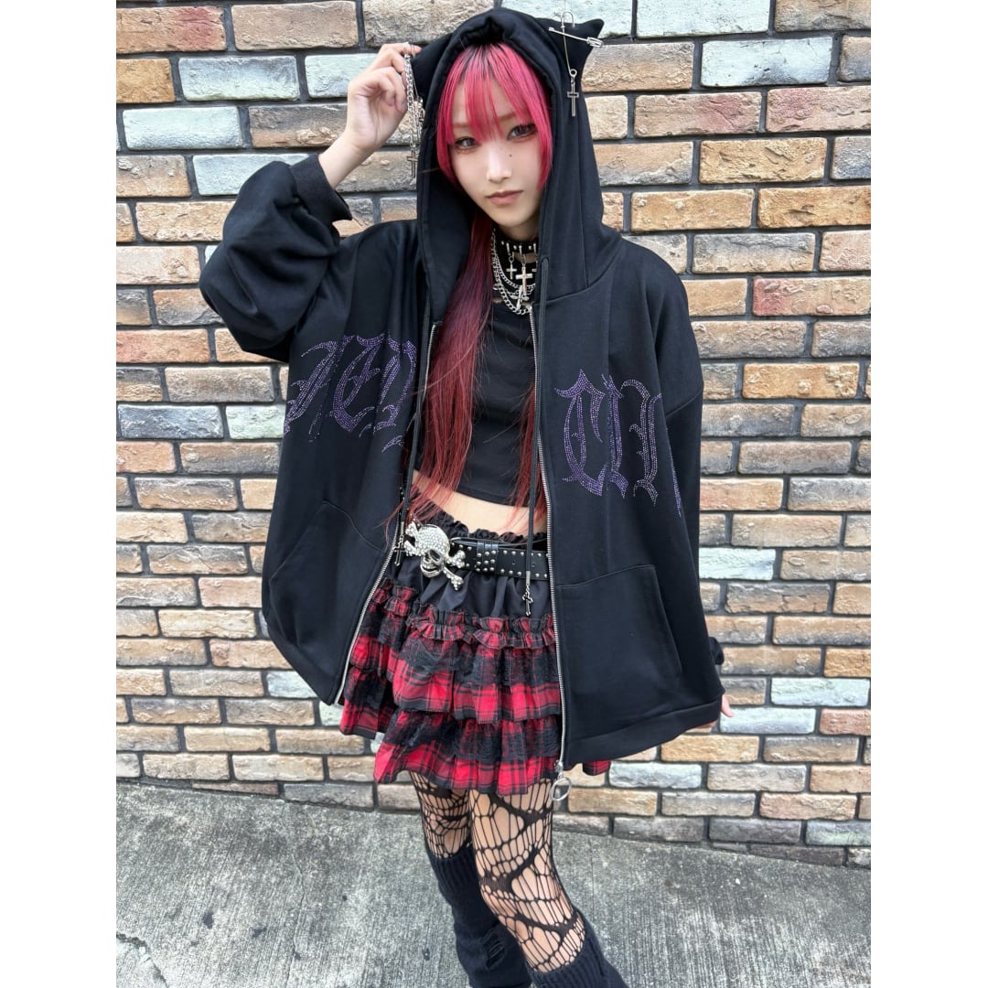 パンクチェック フリルレーススカート | VOLCAN&APHRODITE