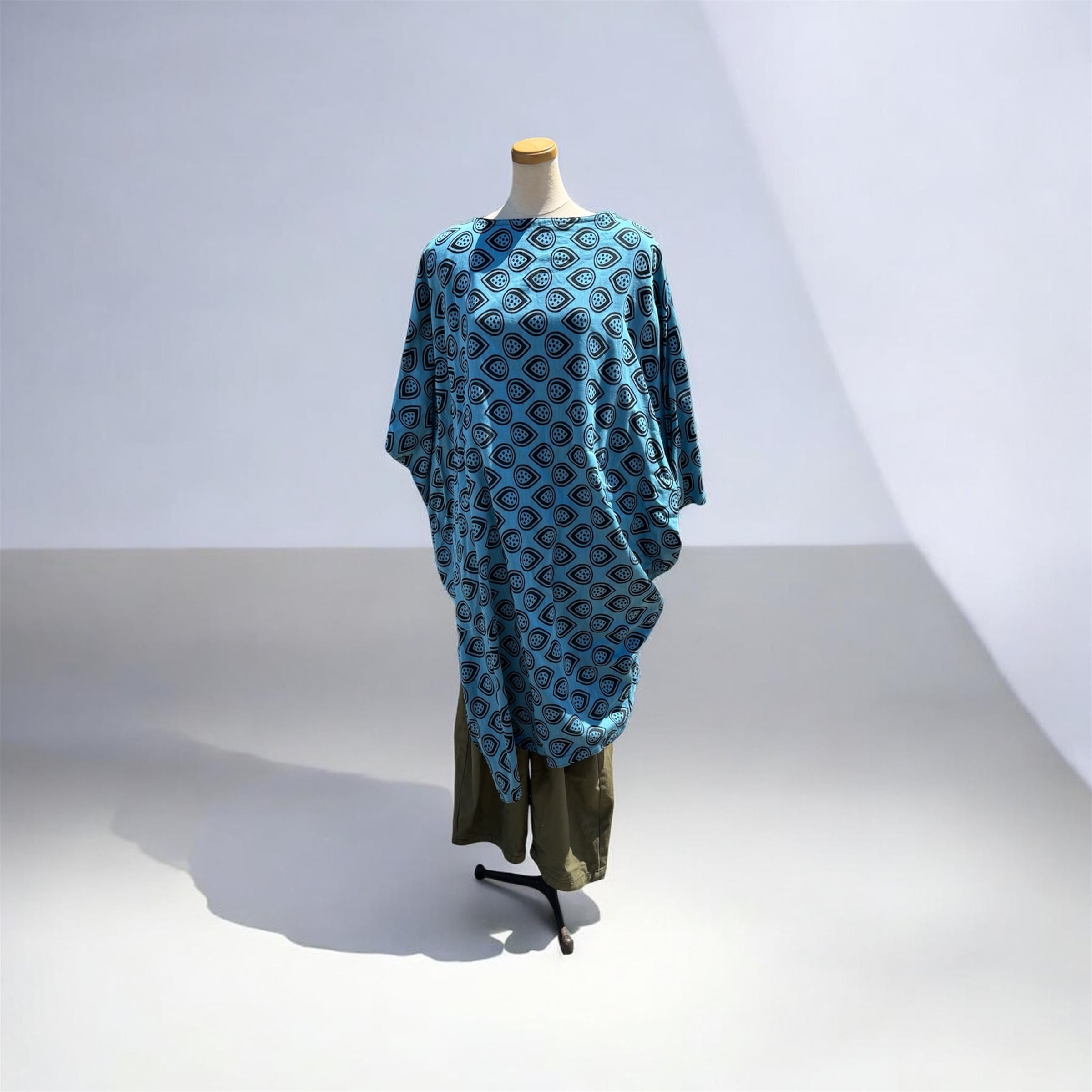 Sara Mallika Cotton Triangle Patchwork Dress | PAY ID
