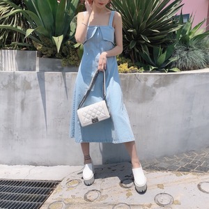 Denim onepiece(予約商品6月上旬発送予定)