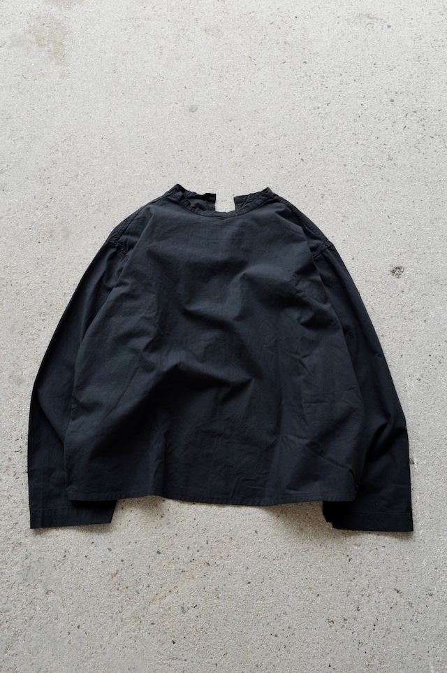VENTITANK PROJECT EURO SWEDISH ARMY 1970's COSTOM REMADE SURGICAL HANTEN SHIRT DYED BLACK DEAD STOCK スウェーデン サージカルハンテンシャツ