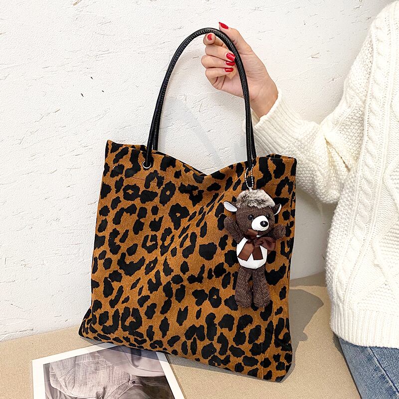 秋冬ウィメンズラージバッグウィメンズ2020人気新流行ファッション大容量ショルダーバッグワイルドヒョウ柄トートバッグ Tiancai_Wing_Bag6122426606