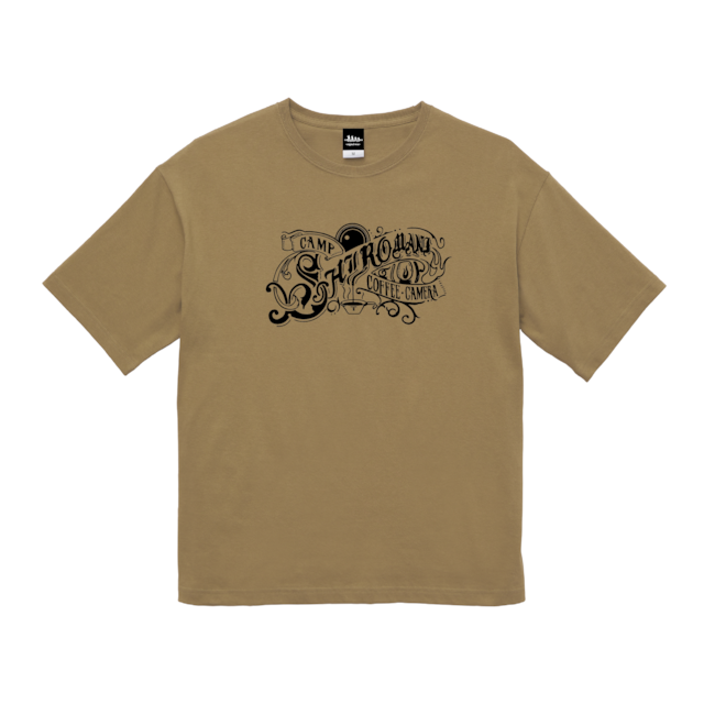 shiromani&sg コラボTシャツ（キッズTシャツ）サンドカーキ