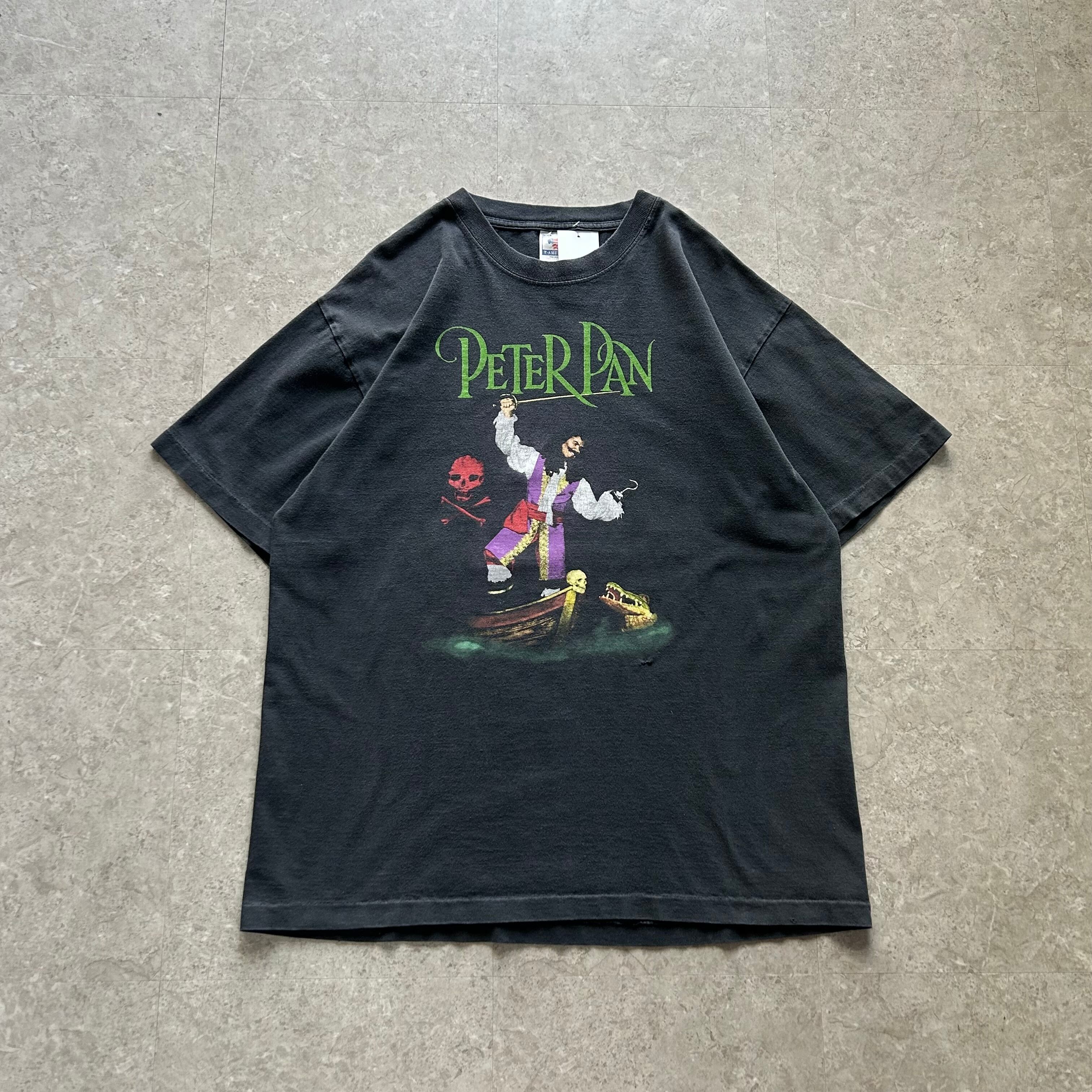 90s PETER PAN " Captain Hook & Clock Crocodile"T-shirt【仙台店】