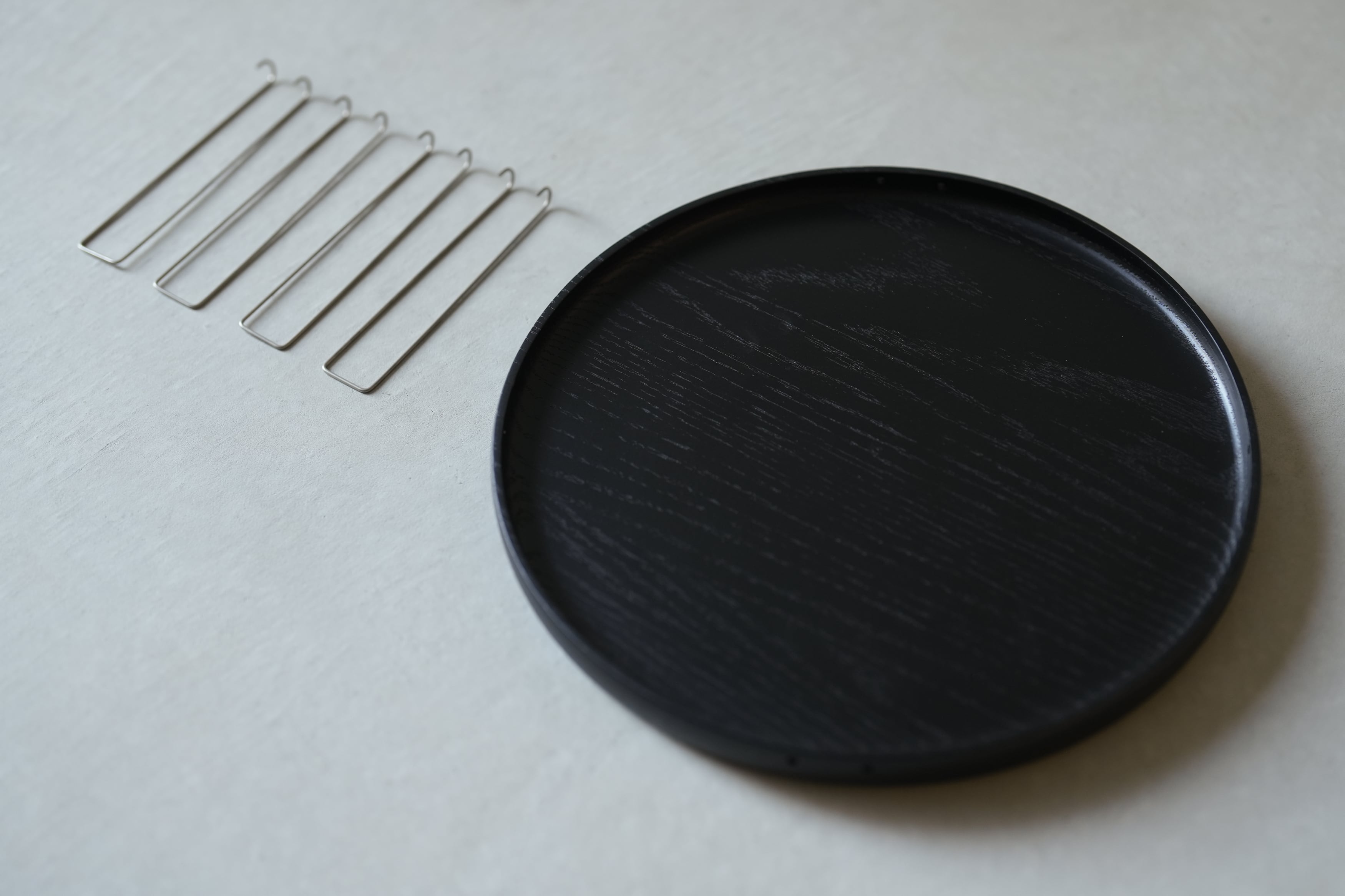 hxo Round Table Under Tray Black | hxo design jp