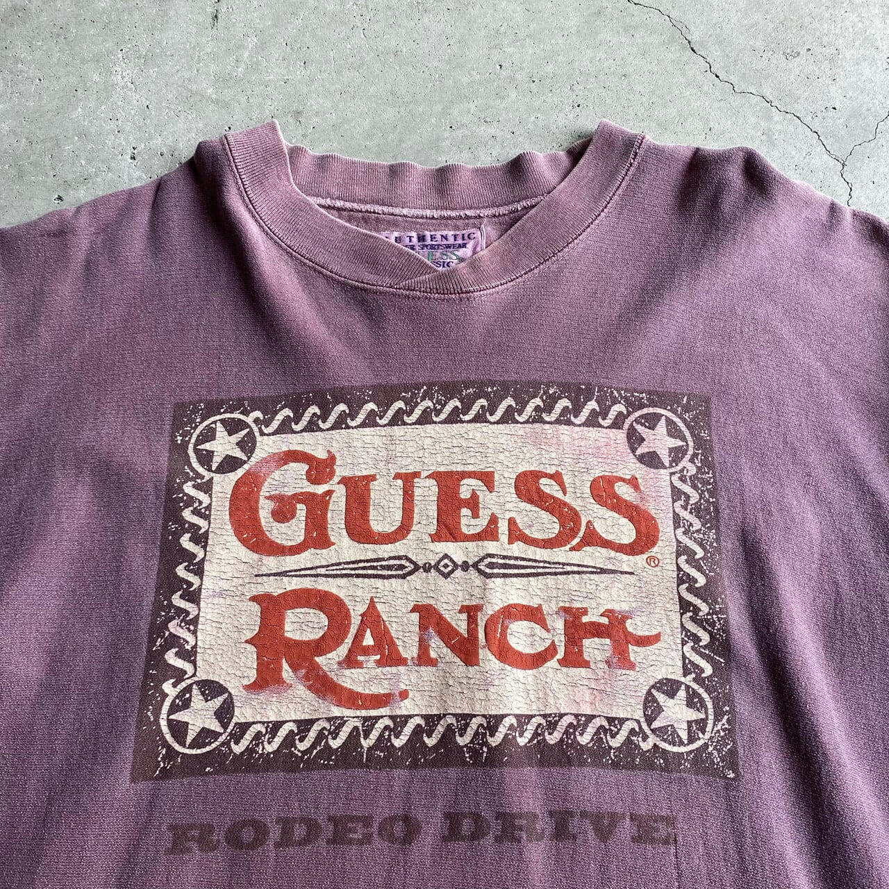 90年代 USA製 GUESS RANCH ゲス スウェットシャツ メンズXL相当 古着