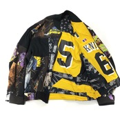 【bomber009】再構築リバーシブルボンバー Rock Tshirts×Sports uniform MIX BOMBER JACKET