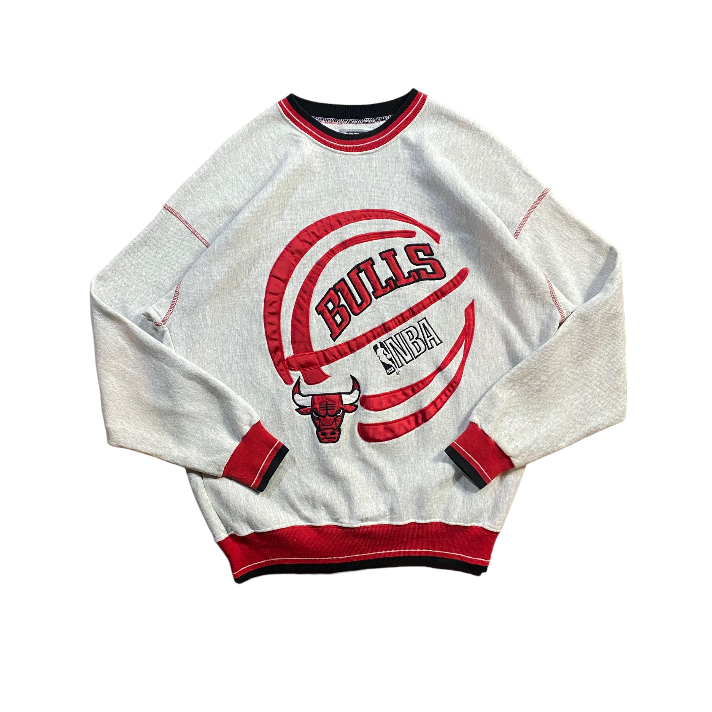 BULLS NBA スウェット XL 刺繍 リバースボディ No.543