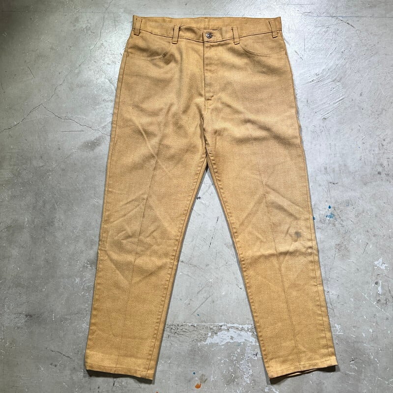 60S リーバイス スタプレ ストレートパンツ 黒タブ ビッグE ピケ Levi ...