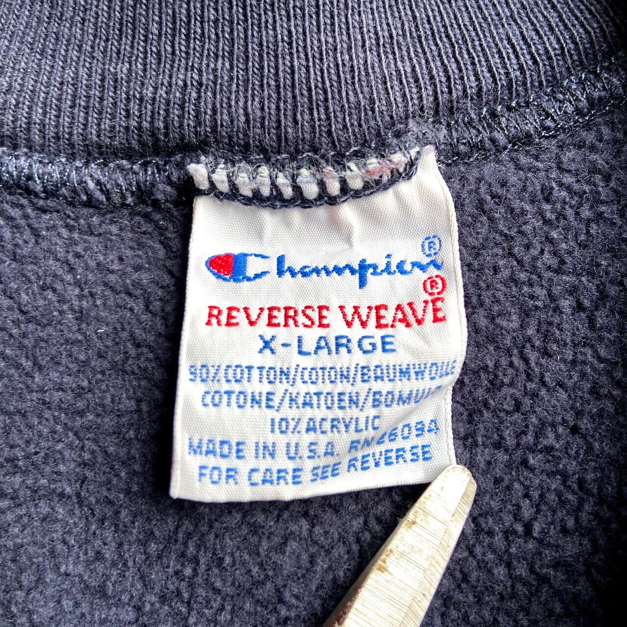 90年代 チャンピオン 刺繍タグ NOTRE DAME カレッジロゴプリント