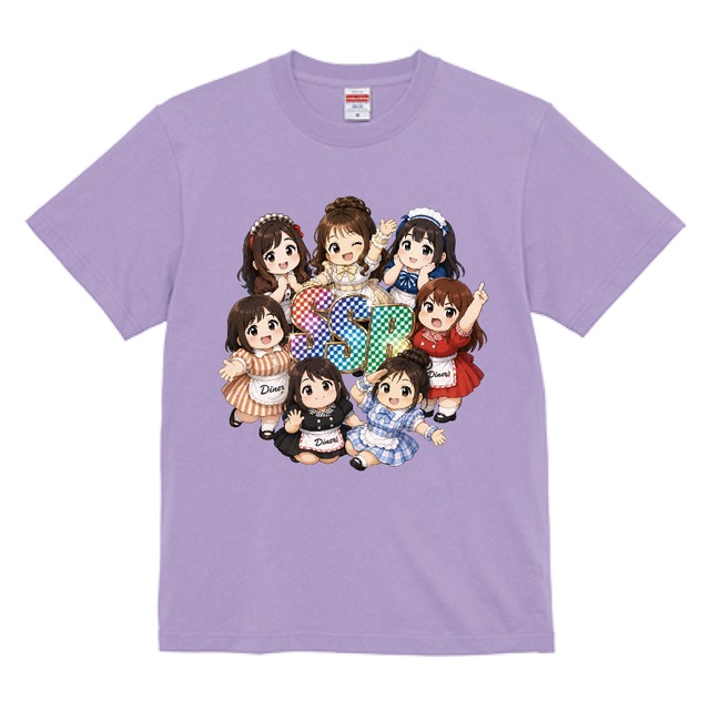 fat.SSR 全員集合Tシャツ【MIINAカラー／アシッドブルー】 | えすえす