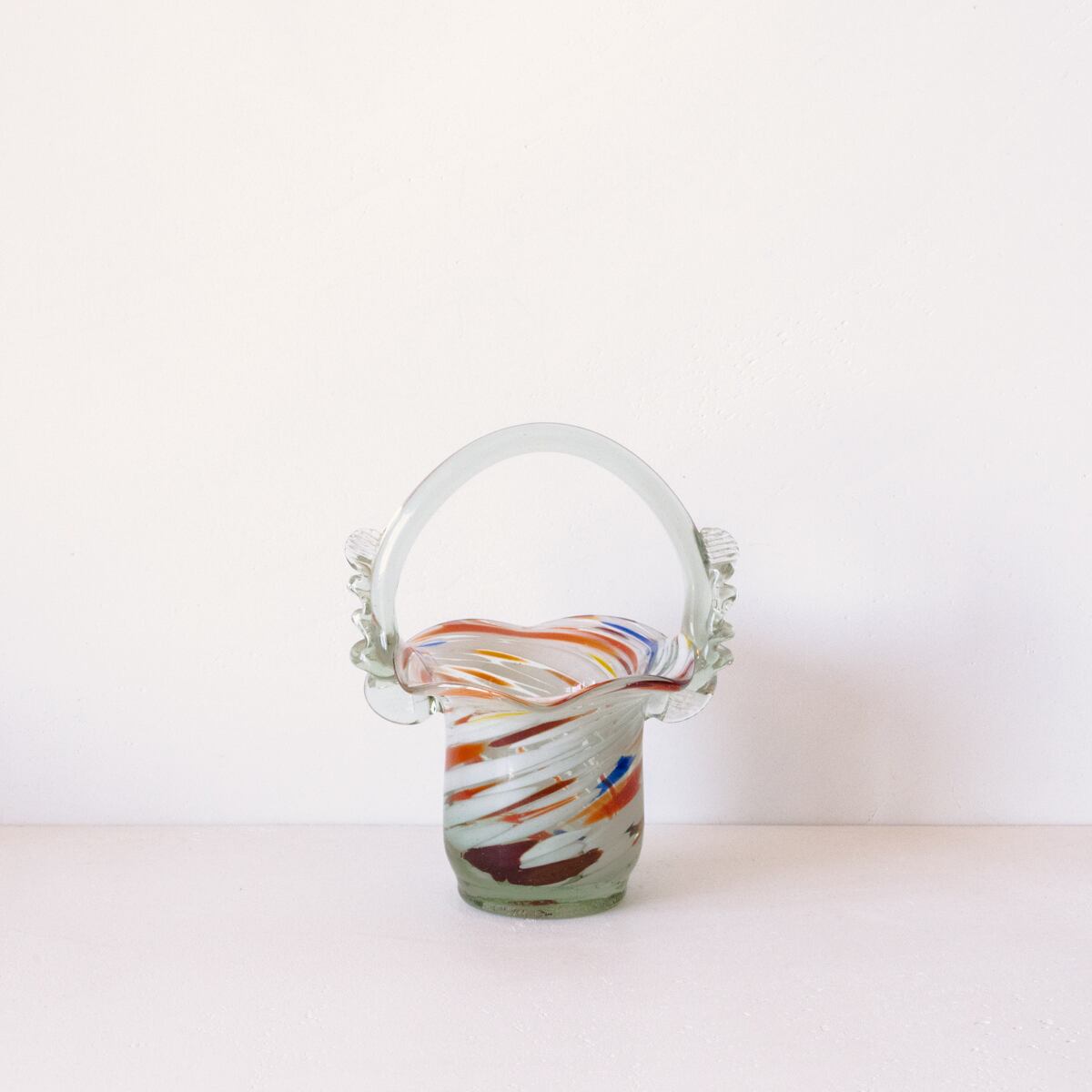 Bag Motif Striped Vase