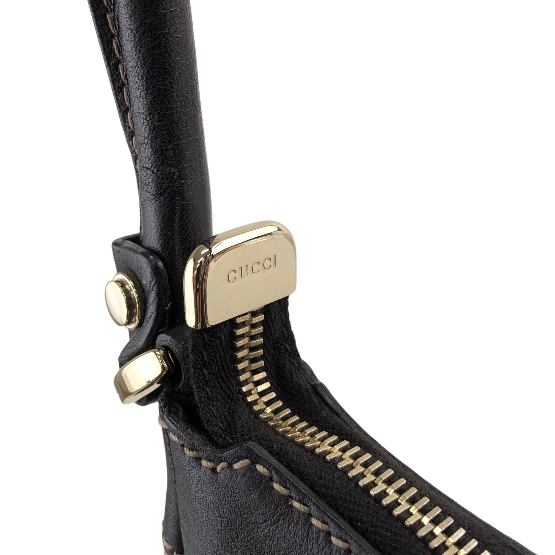 GUCCI グッチ GGキャンバス アビー セミショルダーバッグ ベージュ