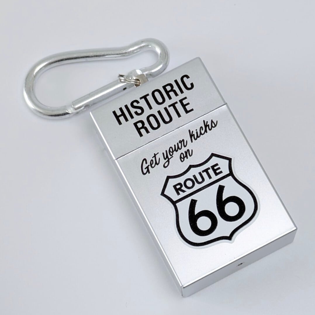 Route 66 ( ルート66 ) 】 Portable Ashtray / 携帯灰皿 / カラビナ