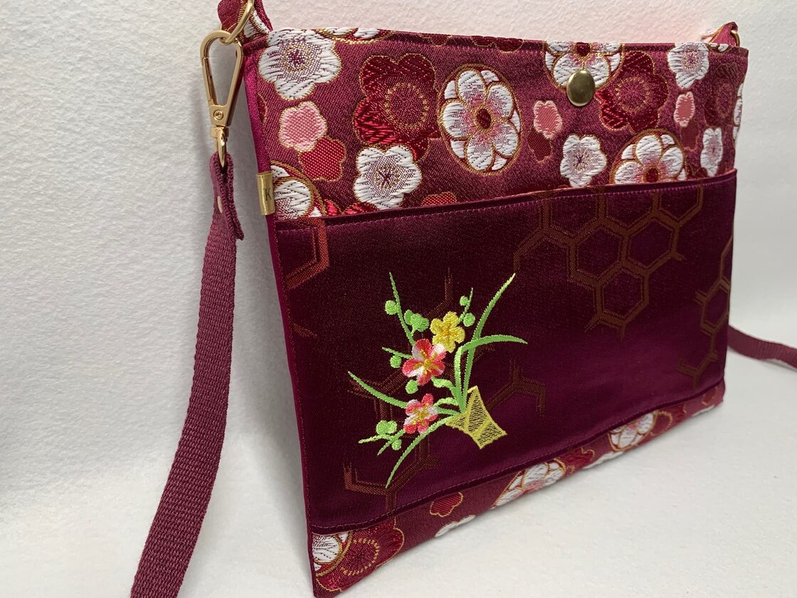ショルダーバッグ スマホポーチ 金蘭 刺繍 (24) | Pay ID