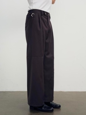 【26AW | MEN】 NULLUS ヌルス / カーゴパンツ / DRAPED SLIDE CARGO / NUAW26TRO002