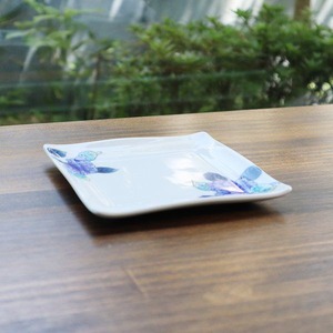 有田焼　４寸オードブル　青くちなし 21-073