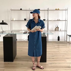 デニムワンピース レディース ロングワンピース 半袖 ミディ丈 送料無料 シャツワンピース ビッグシルエット レトロ 大人可愛い かわいい きれいめ 大人女子 エレガント 肌見せ デコルテ 無地 春 夏 ガーリー 10代 20代 大人 学生 韓国系 お出かけ 外出 きれいめカジュアル 着回し ファッション デート コーディネート 重ね着 休日 特別な日 お祝い 記念日 メンズウケ カジュアル 普段着 春コーデ 夏コーデ おしゃれ シンプル スタイル ゆったり 韓国ファッション 30代 リゾート ママコーデ