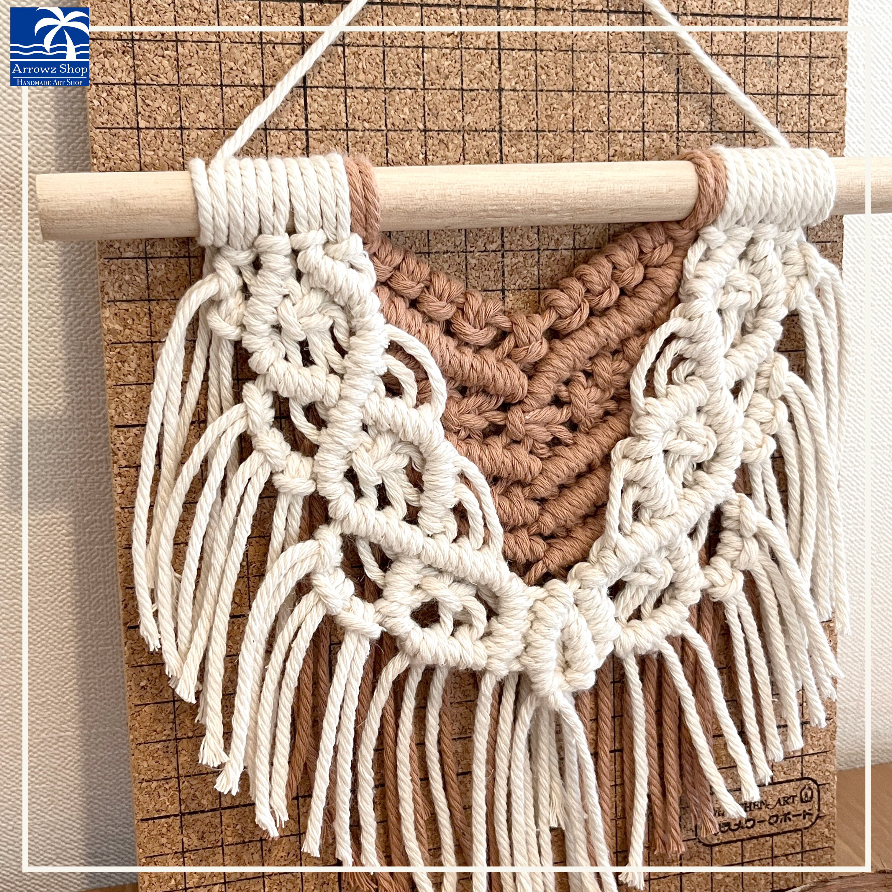 唯一無二のハンドメイド＃２：： ！！マクラメ・壁掛けオブジェ 唯一無二のハンドメイド＃2：： ！！マクラメ・壁掛けオブジェ