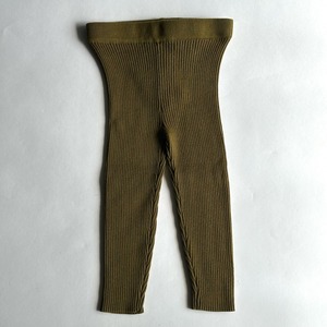 Grown Organic Ribbed Essential Leggings【80cm】Herb