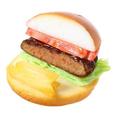 [9007]食品サンプル屋さんのスマホスタンド（ハンバーガー）【メール便不可】