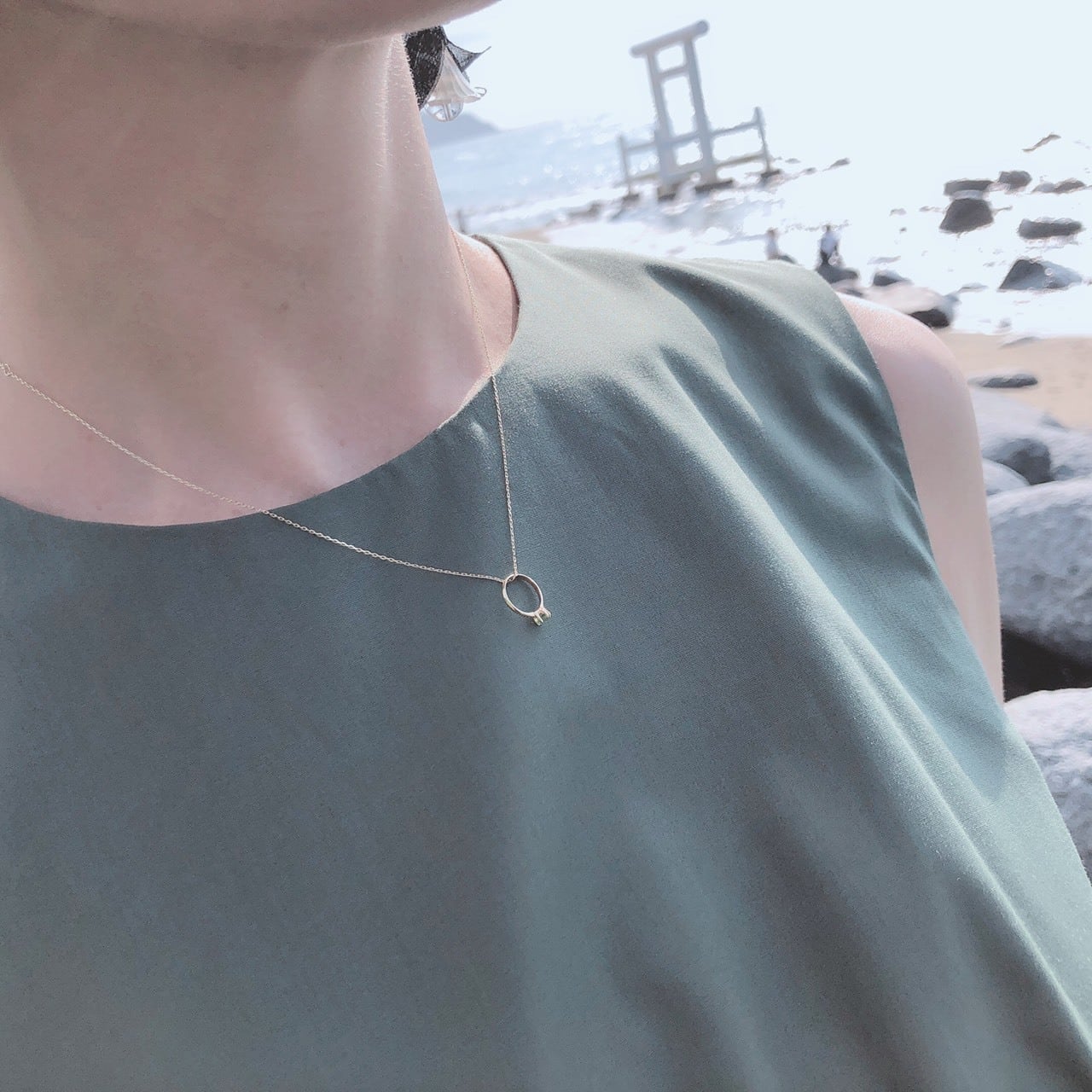 K18 エメラルド ベビーリング 10mm 【公式通販】