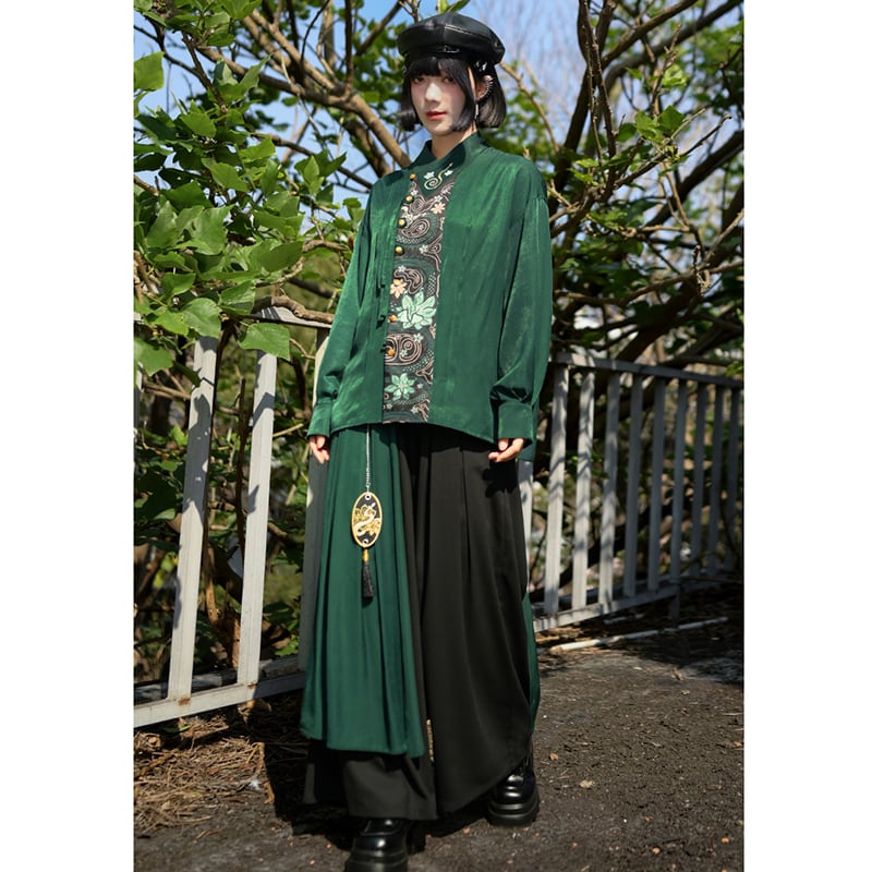 古怪舍---升卿シリーズ】☆チャイナ風トップス☆ 春夏タイプor秋冬