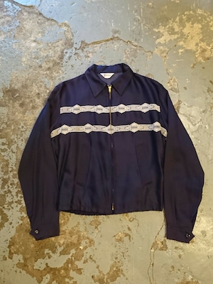 1950s "SPORTSWEAR GABARDINE JACKET"  DEAD STOCK