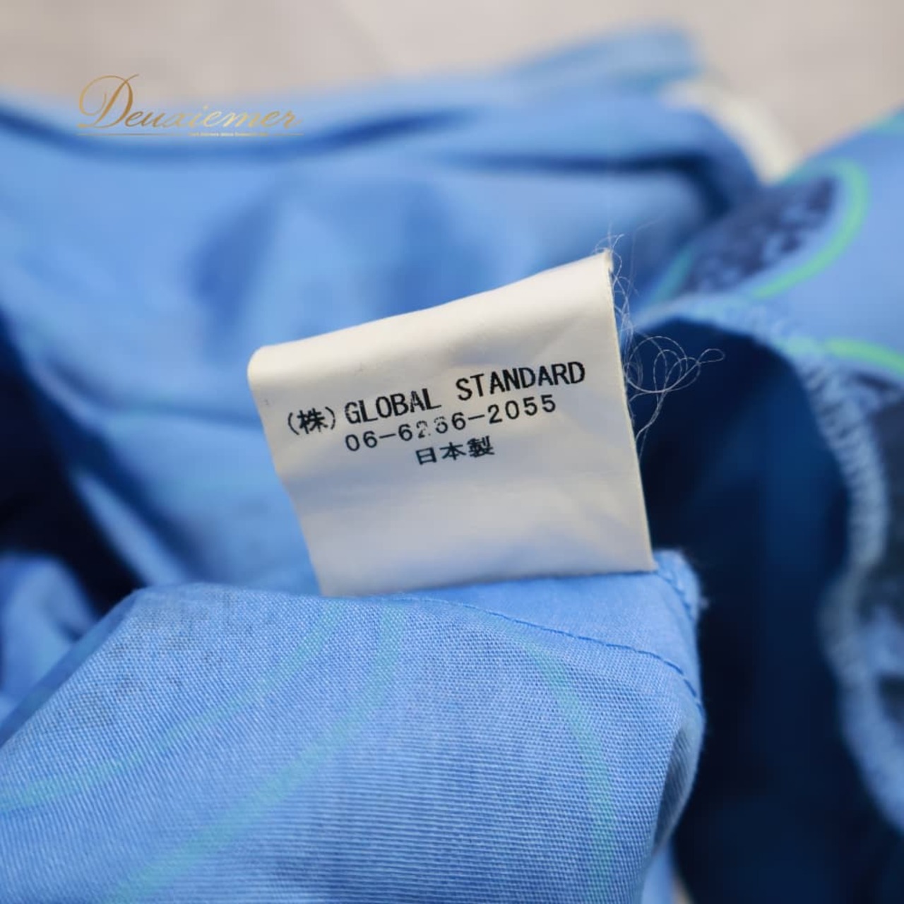 フラダンス 衣装 ALOHA STANDARDS アロハスタンダード ワンピース ドレス ブルー系 青 水色 キャミソール ハワイアンプリント フリル 日本製 華やか 明るい かわいい おしゃれ ダンス衣装 イベント ステージ レディース アロハ