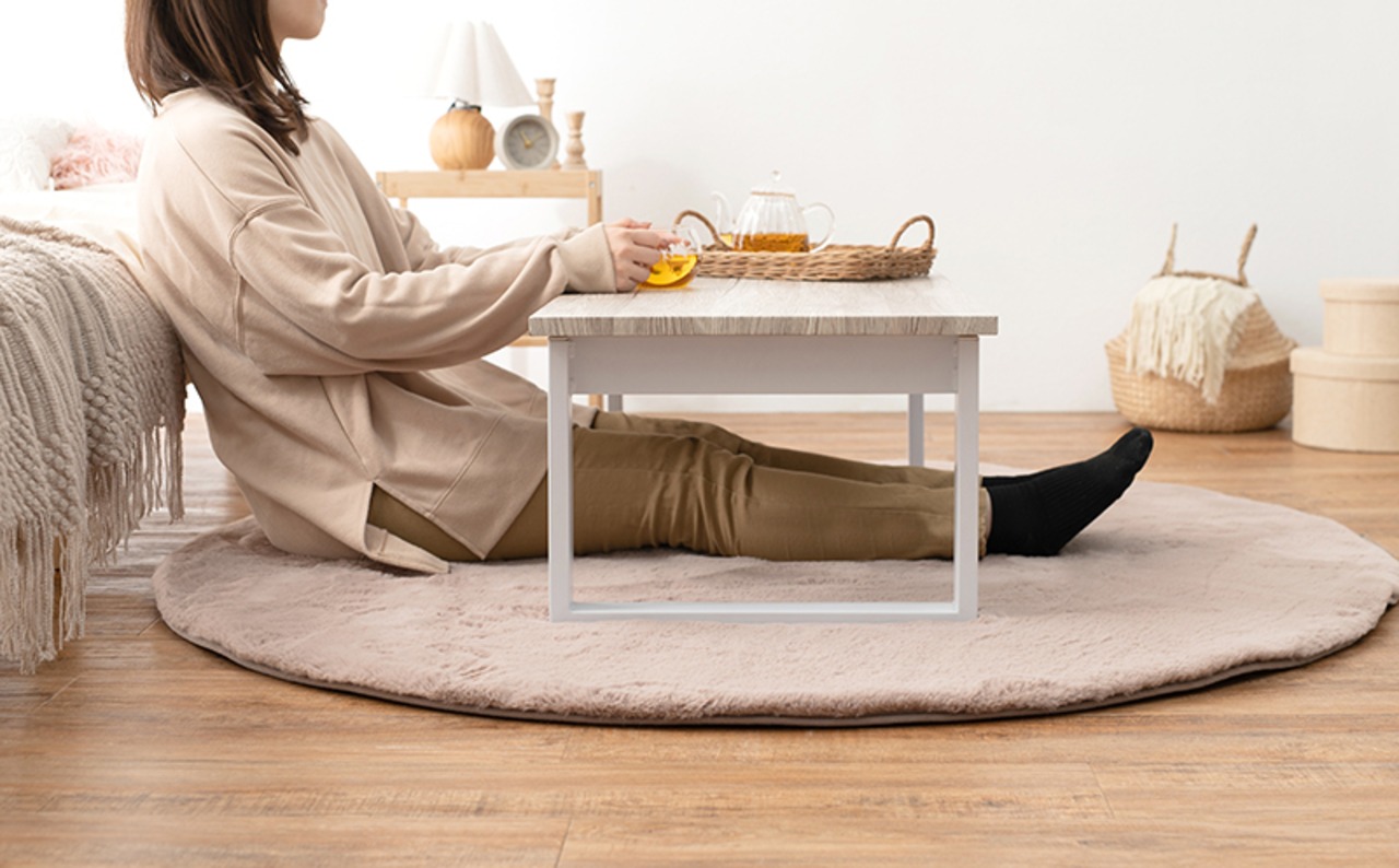 折れ脚テーブル 幅90cm