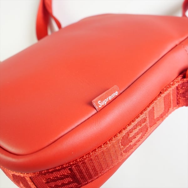 Supreme Leather Shoulder Bag バッグ RED赤新品