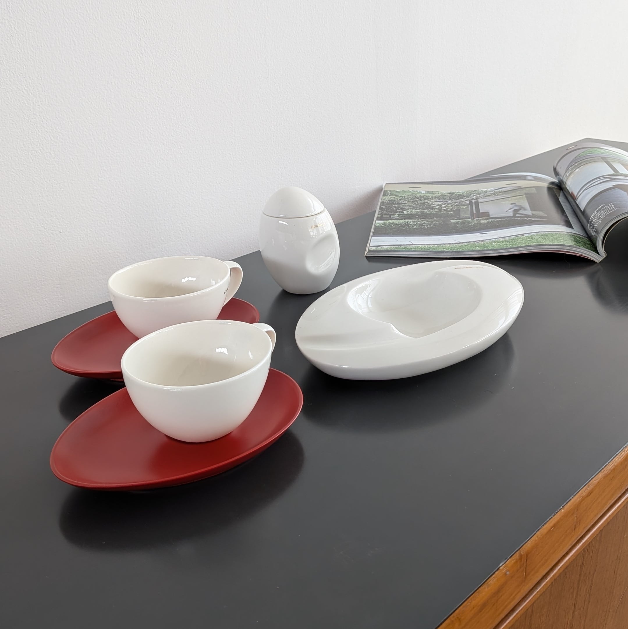 OvoⅡ Cup & Saucer by Luigi Colani for Adam & Eve たち吉 | sonota