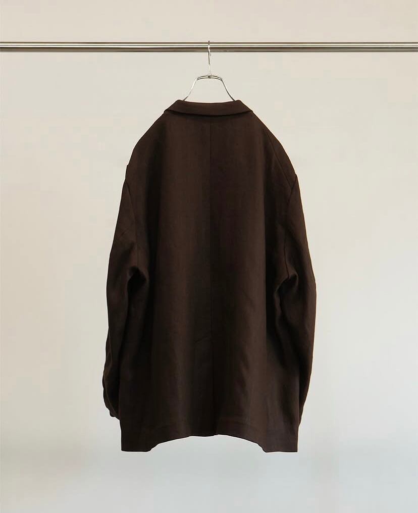 ancellm アンセルム リネン テーラードジャケット size1 ancellm アンセルム リネン テーラードジャケット size1